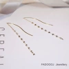 The latest stud earrings, tassel style, elegant new earrings, exaggerated earrings, simple and elegant for the eldest daughter, a trend of Internet celebrities details Picture